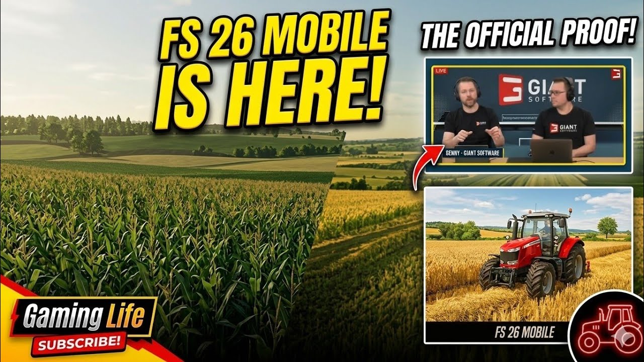 FS 26 Mobile Official Proof 😱 |  Farming Simulator 26 Mobile Release Date Finally Clear!