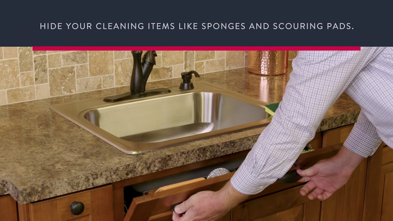 Cardell Cabinetry&reg; Stainless Utensil Tray