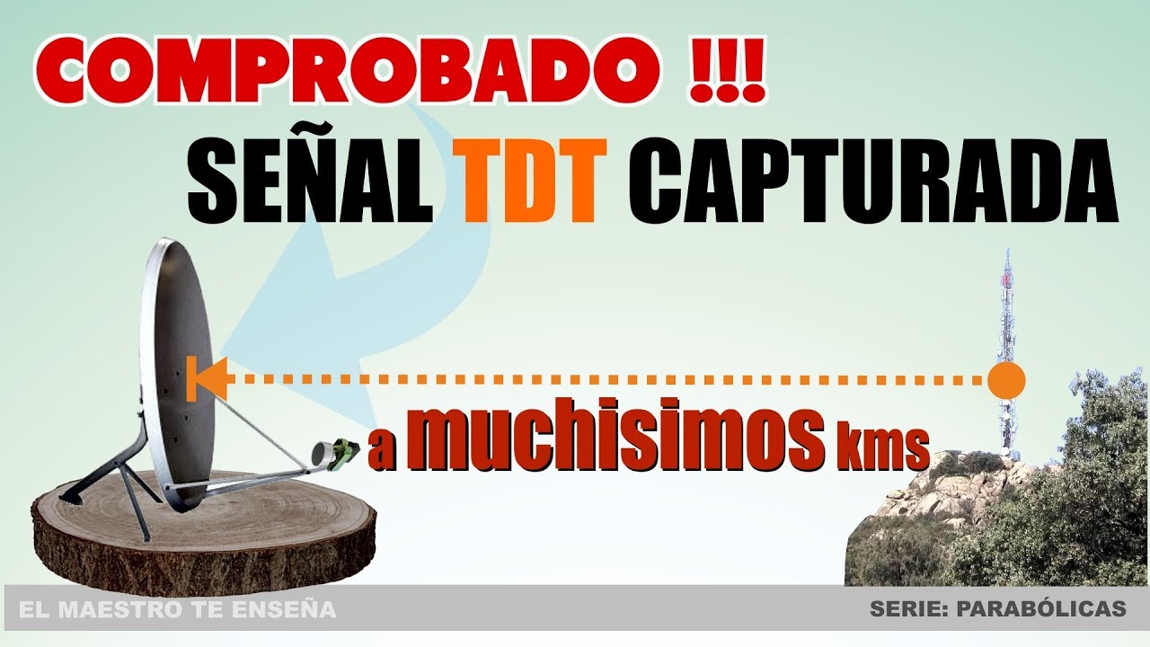► LA MEJOR ANTENA TDT y TDA PARA LARGA DISTANCIA  |  Construido con una una PARABÓLICA  ✅