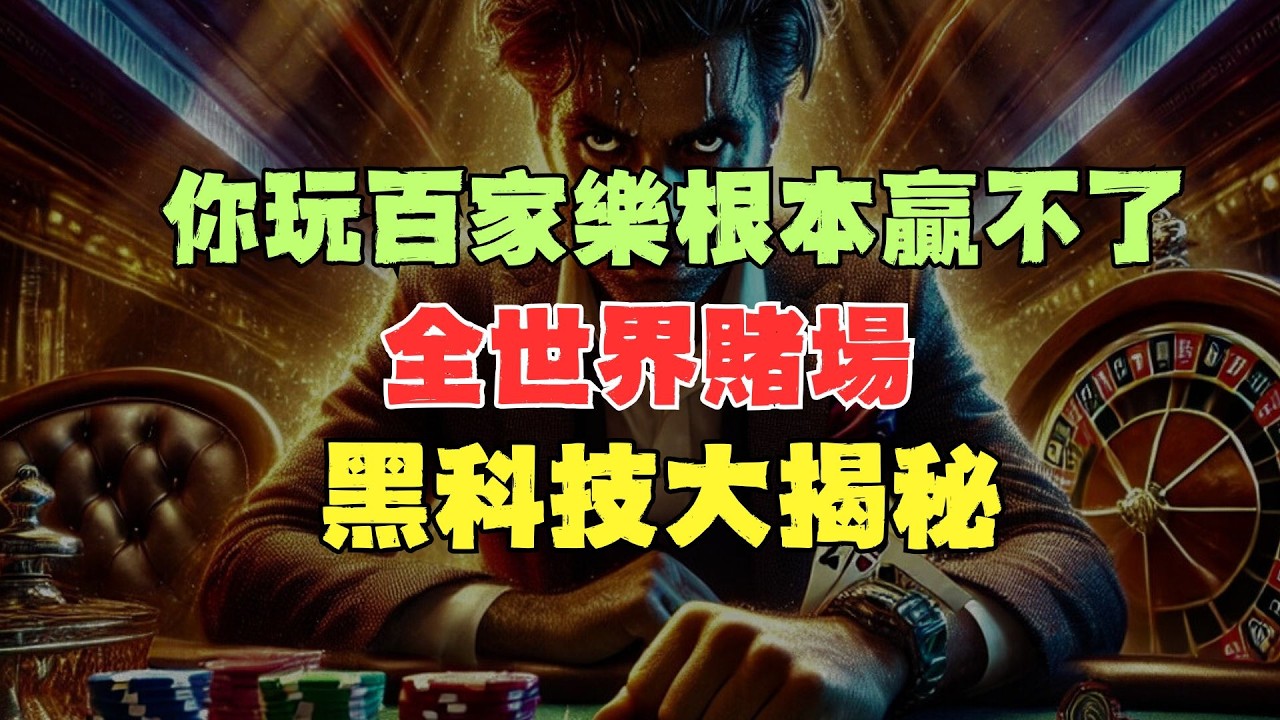 你玩百家樂根本贏不了！全世界賭場黑科技大揭秘：透明作弊牌靴、AI操控結果、遙控變莊閒，輸錢真相曝光！