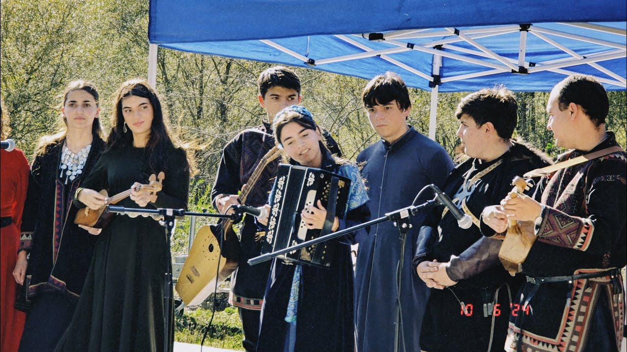 თუშური მელოდიები გარმონზე / ნინუცა მჭედლიშვილი/ ფოლკლორული ანსამბლი “ხატიონი” / ხრდოლი / ფშავი