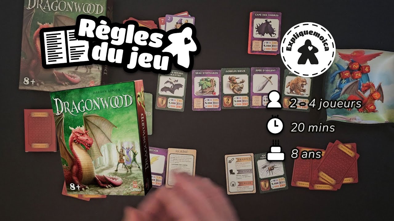 🐉 DRAGONWOOD 🎲règle du jeu #offlineedition #expliquemoica