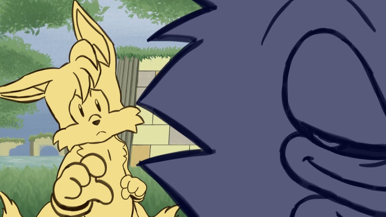 [Animatic] Sonic & Tails at the Aquatic Ruin Zone Mural (My Take on Sonic.exe)