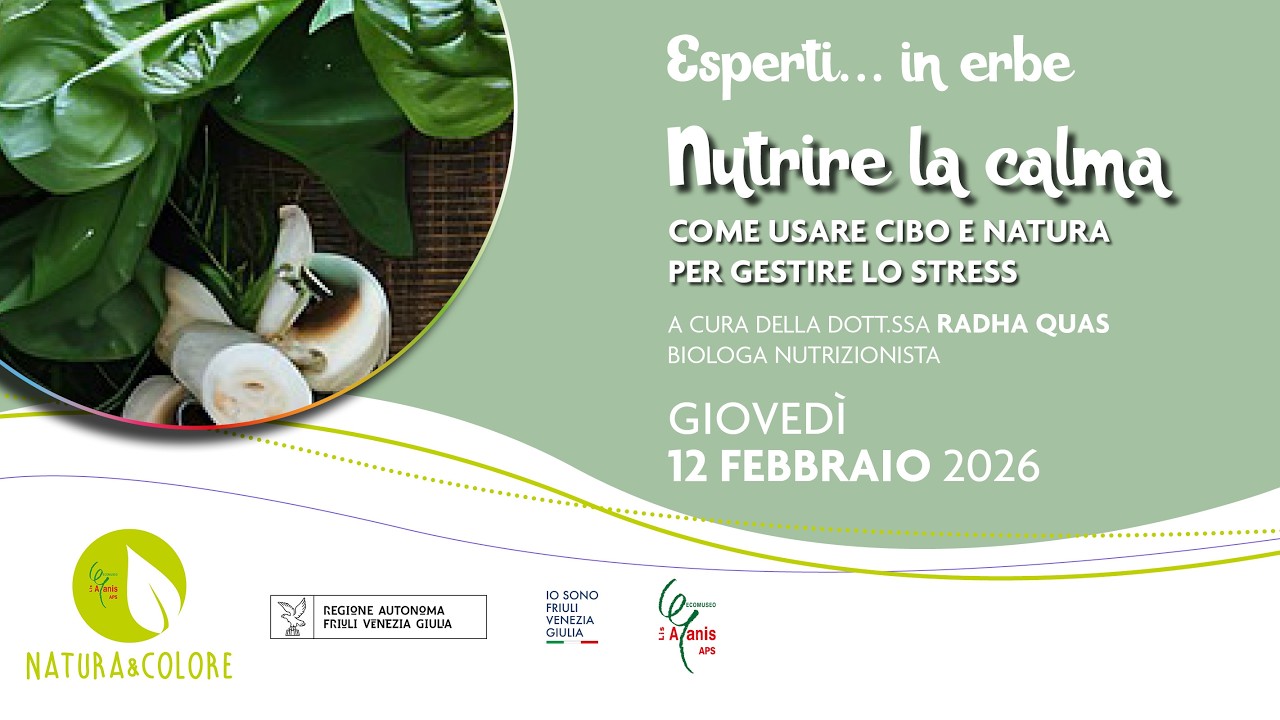 Nutrire la calma. Come usare cibo e natura per gestire lo stress // Esperti in erbe 2026