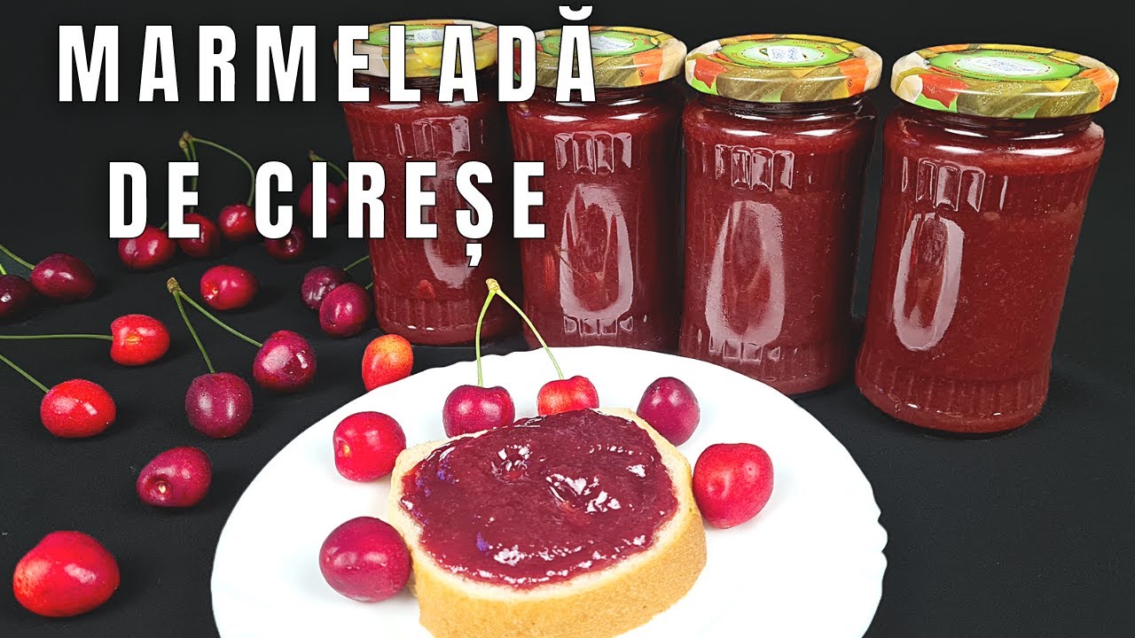Gem de cirese tip marmelada - fara zahar si fara conservanti