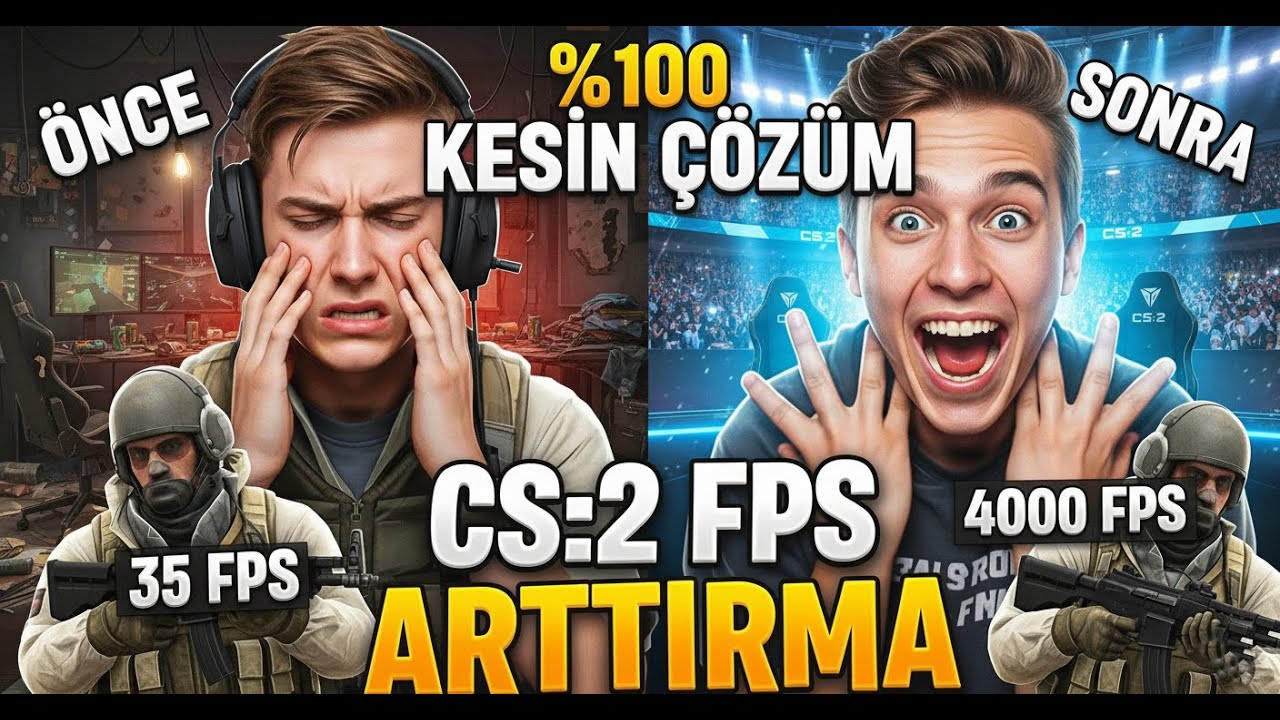 CS2 FPS ARTTIRMA | EN İYİ AYARLAR VE OPTİMİZASYON (%100 GÜNCEL)