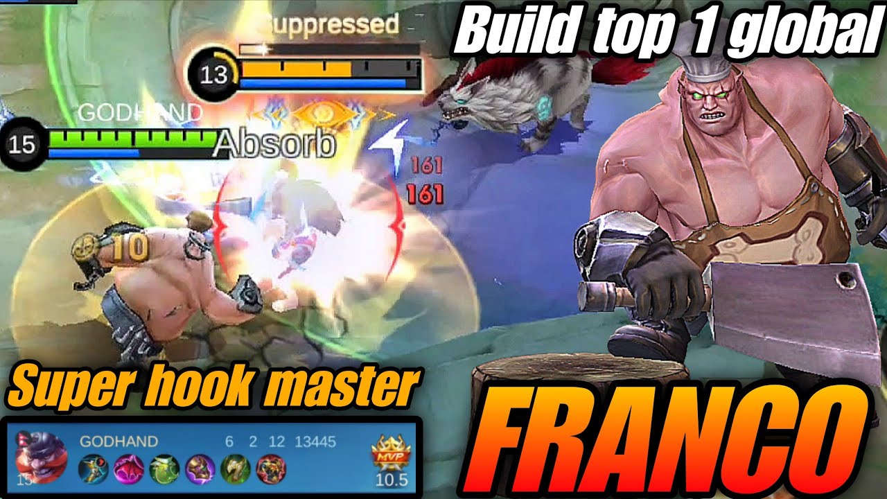 Build top 1 global franco !! Super hook master 