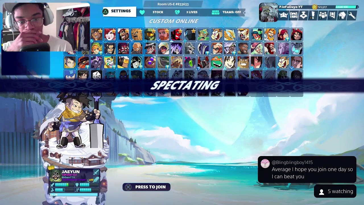 Brawlhalla ranked 1s