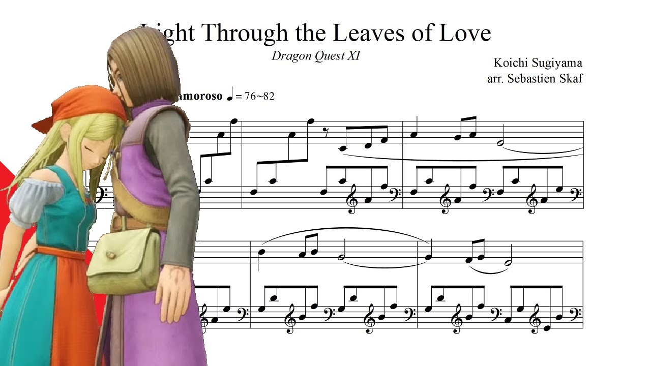 Light Through the Leaves of Love | Dragon Quest XI Piano arrangement