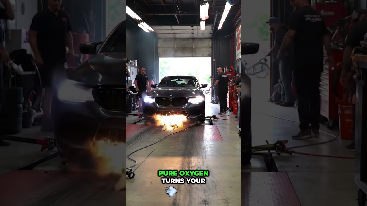 Engine Runs on Pure Oxygen💯⛽️ #automobile #mechanic #tips