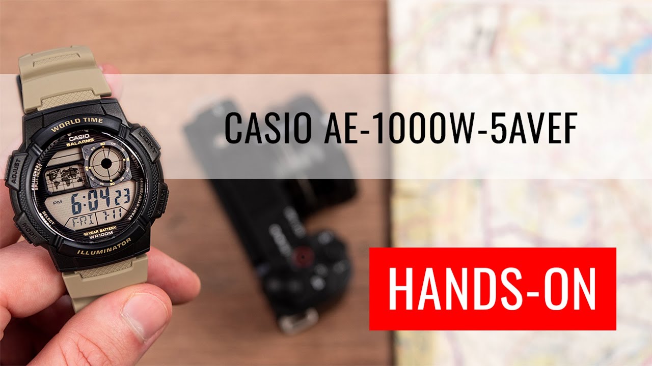 HANDS-ON: Casio Collection AE-1000W-5AVEF