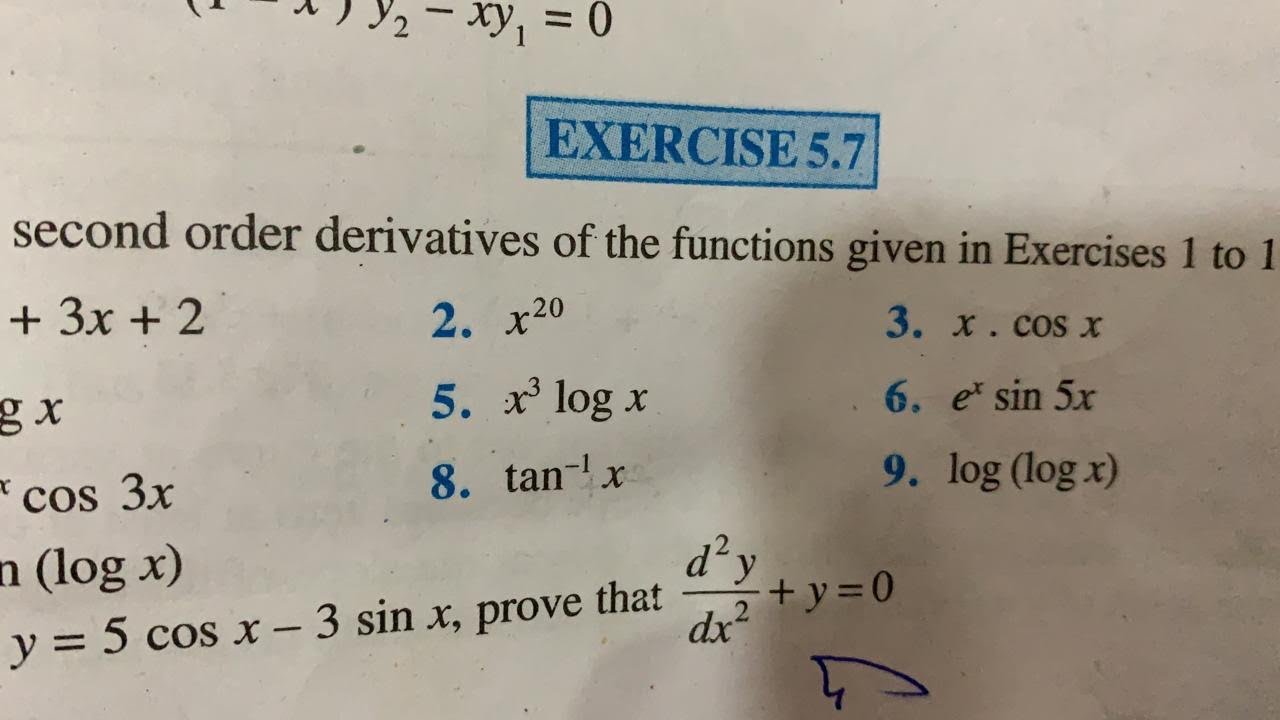 Ex 5.7 question no 1 to 17 CBSE CLASS 12th NCERT MATHS SOLUTION OF CONTINUITY AND DIFFERENTIABILITY