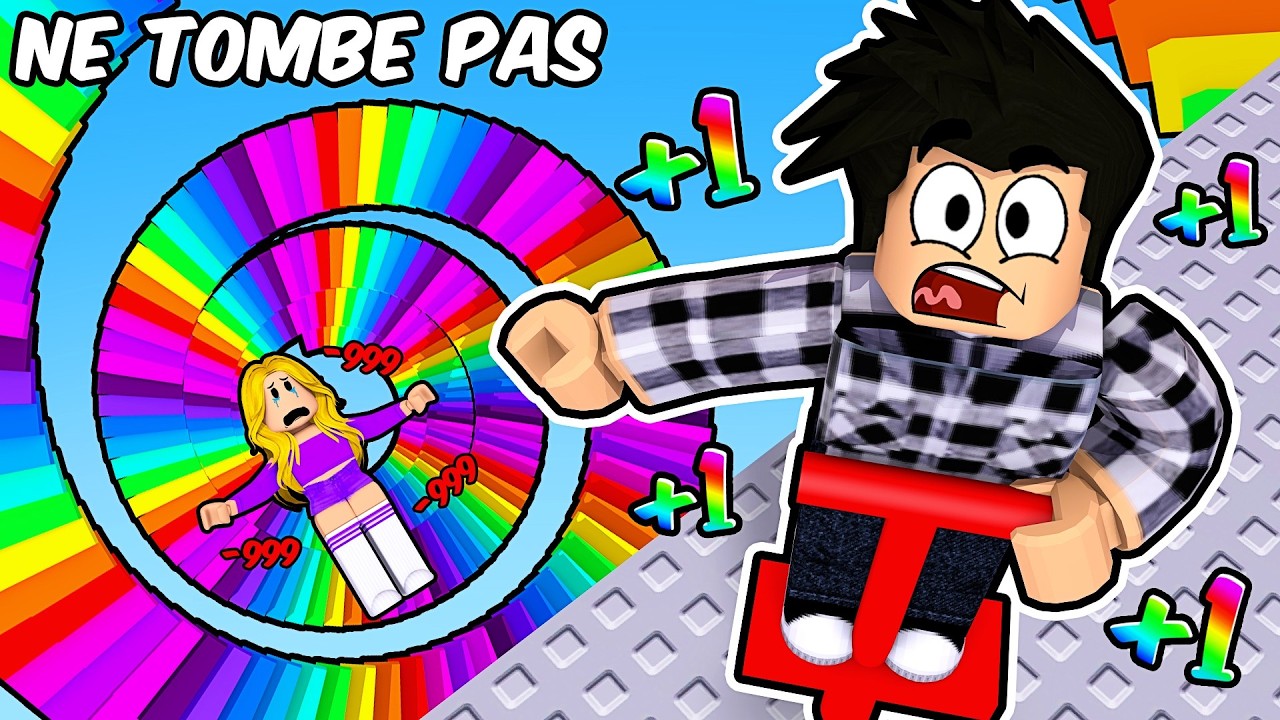 TOUR Roblox mais +1 SAUT sur un BÂTON SAUTEUR POGO..