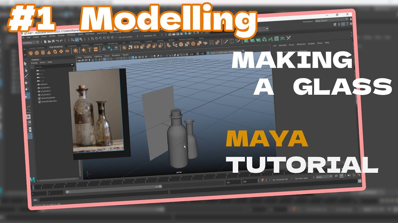 Glass Modelling In Maya And Substance Painter Part 1