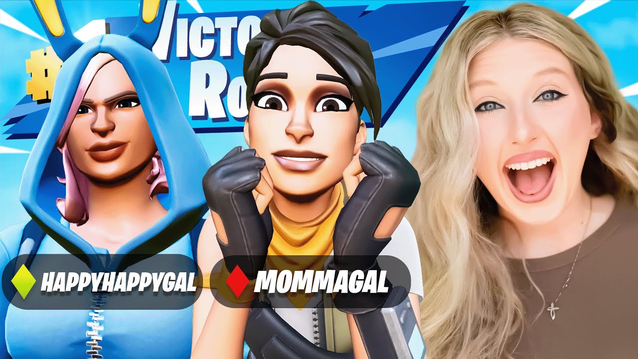МОЯ МАМА ВПЕРВЫЕ СЫГРАЛА В Fortnite!