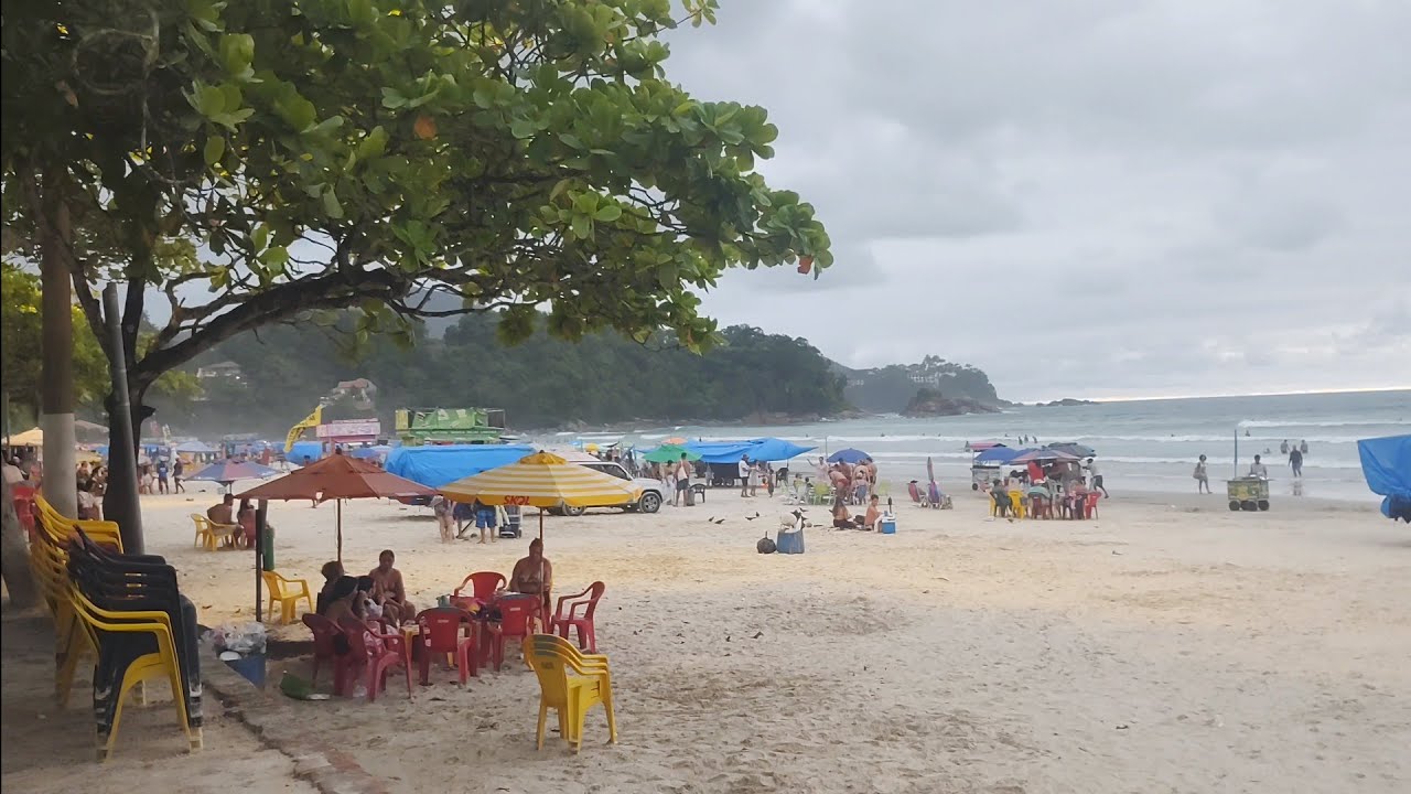 O dia virou noite em Ubatuba SP ,vai cair um pé d'água 25/01/26 