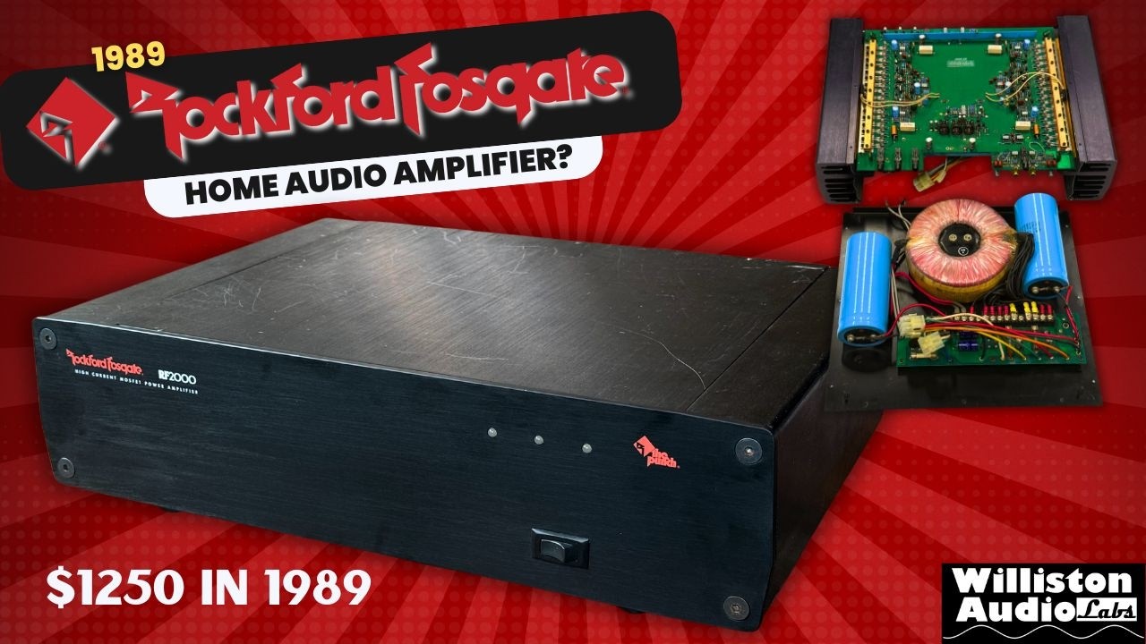 Testing an Audio Unicorn: 1989 Rockford Fosgate RF2000 Home Amplifier Review