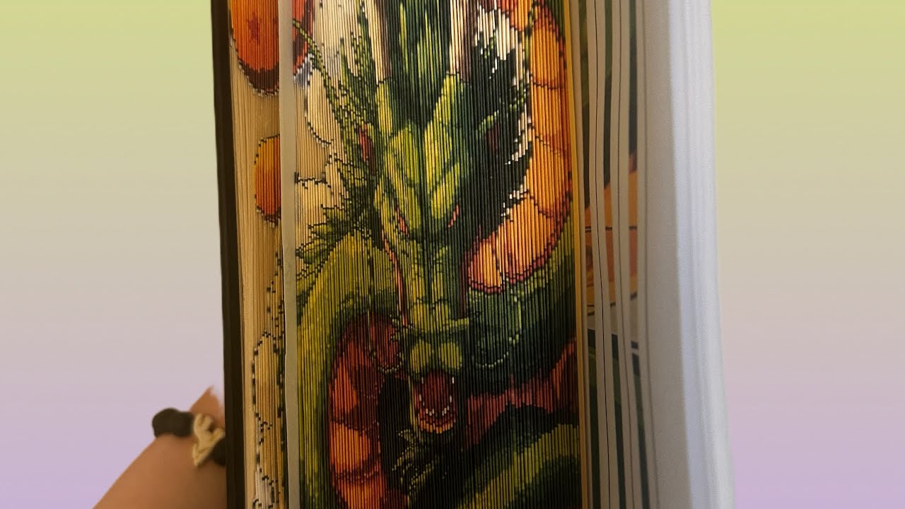 Come Craft With Me, Edge Book Art Step by Step Shenron 
