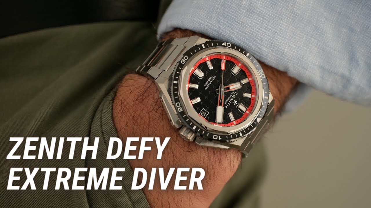 Il DIVER MIGLIORE che ho provato nel 2024: Zenith Defy Extreme Diver.