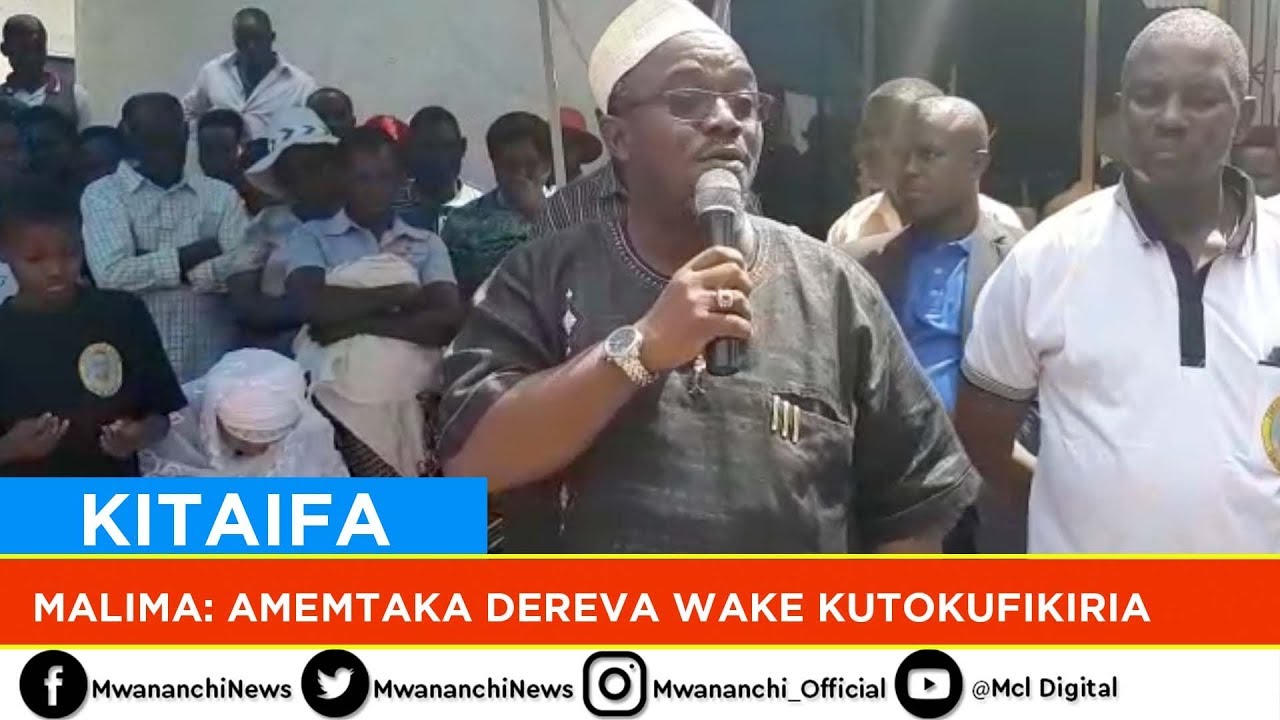 MALIMA: AMEMTAKA DEREVA WAKE KUTOKUFIKIRIA THAMANI YA GARI LILILOHARIBIKA