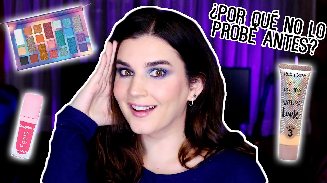 ¿El MEJOR maquillaje ECONÓMICO? | Maquillaje completo usando Ruby Rose