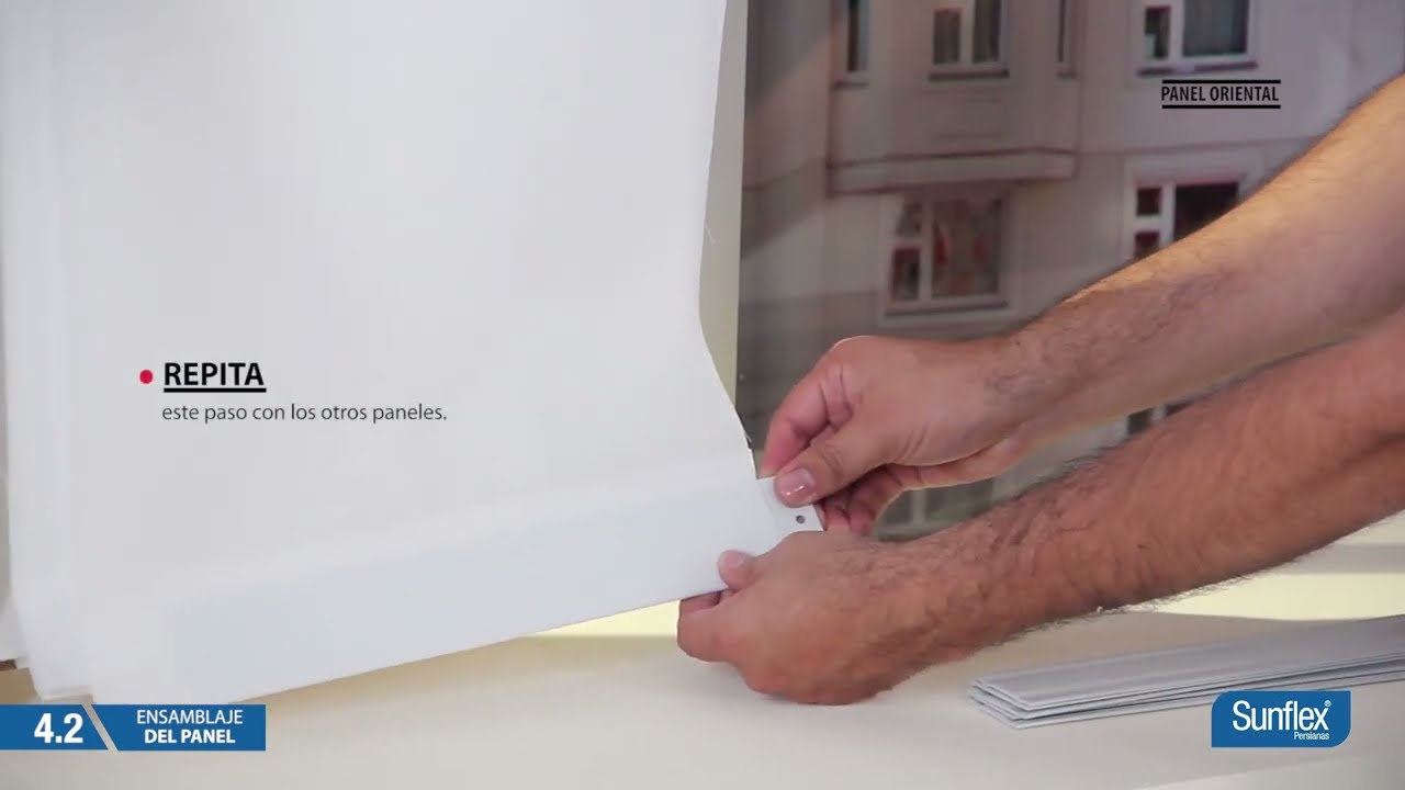 Cómo instalar tu Panel Japonés Sunflex