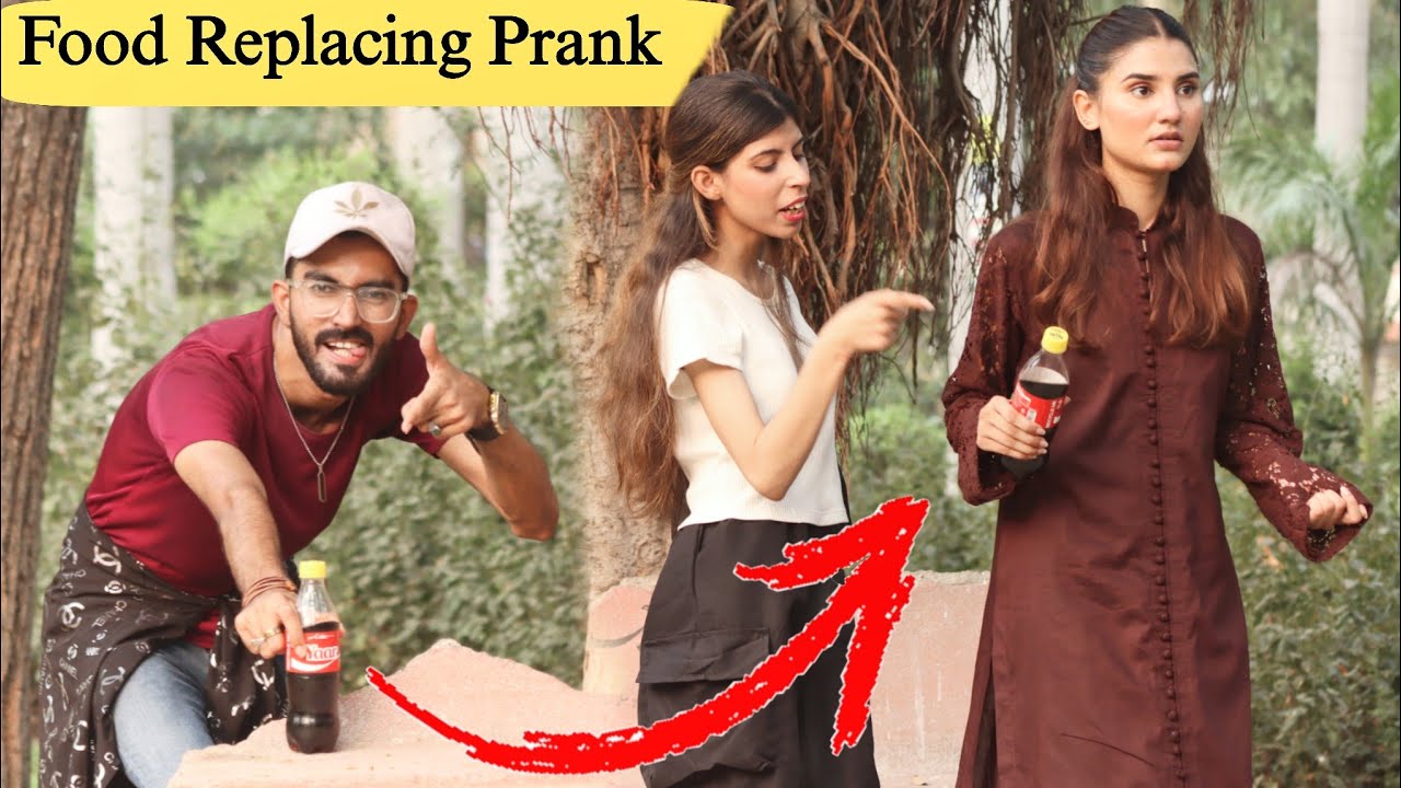 Food Replacing Prank on Cute Girl With a Twist@Crazy Comedy