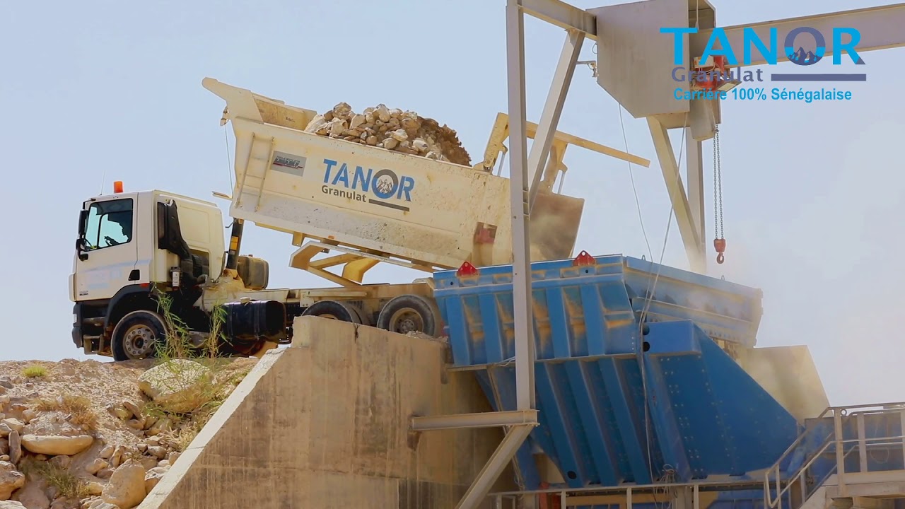 Reportage Carrière TANOR Granulat 2