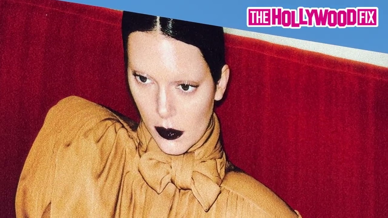 Kendall Jenner Debuts A Haunting New Look For KHAITE Billboard On Melrose Place In West Hollywood