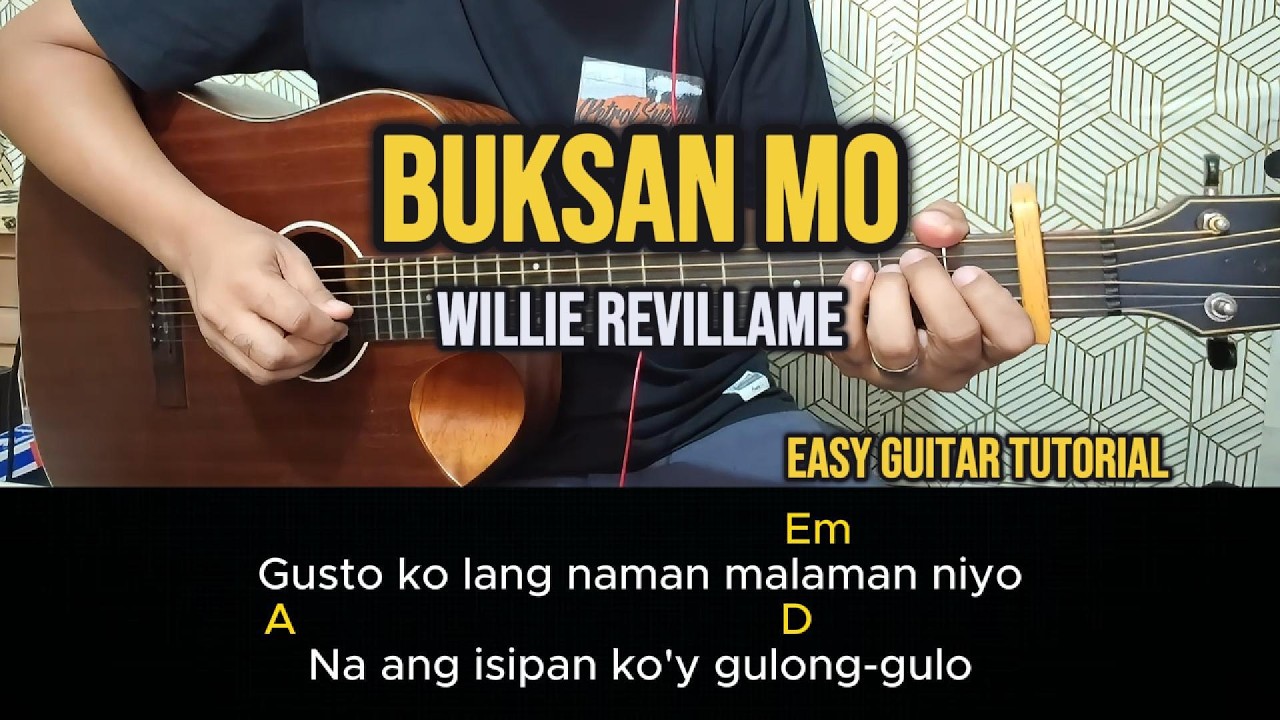 Buksan Mo - Willie Revillame | Easy Guitar Tutorial