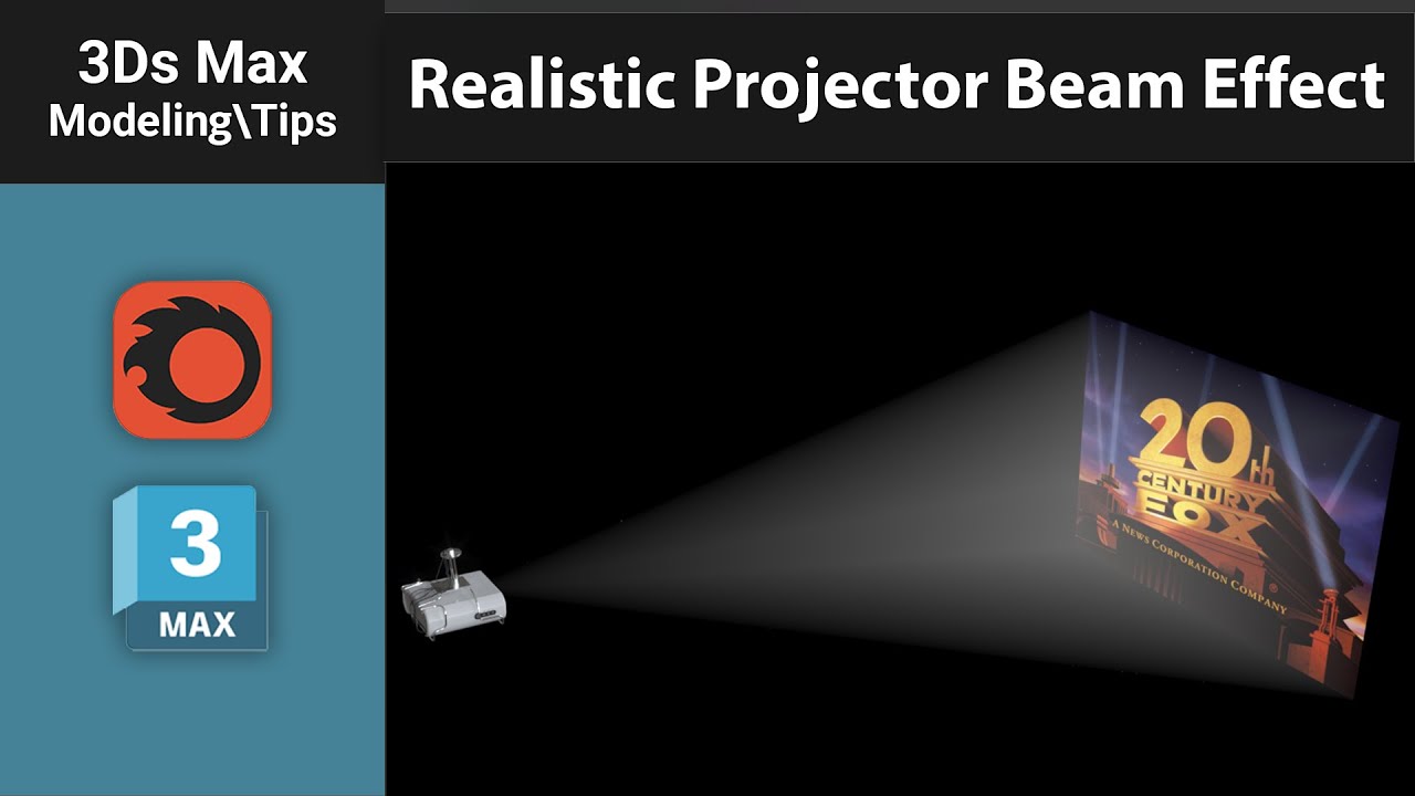 How to Create a Realistic Projector Beam in 3Ds Max with Corona Volumetric Material