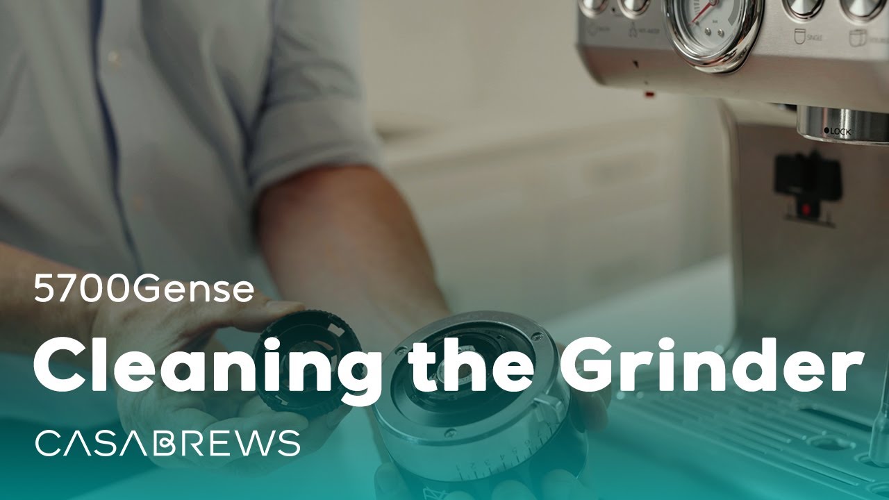 5700Gense Espresso Machine | How to clean the grinder | Casabrews