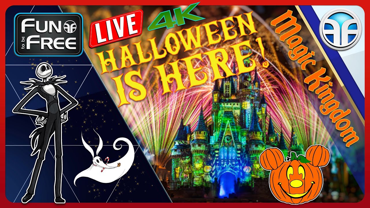 🔴 LIVE: 🎃 Mickey's Not So Scary Halloween Party Prep &mdash; Magic Kingdom RIGHT NOW
