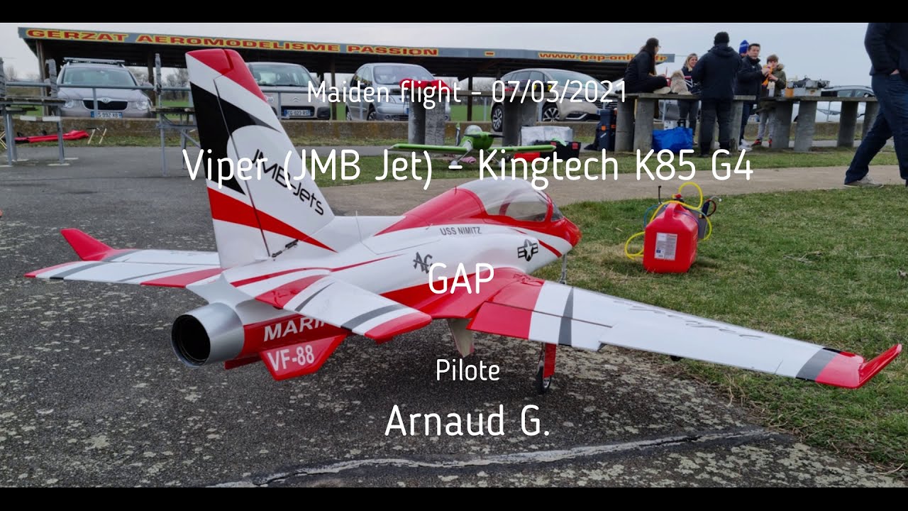 Viper Jmb Jet - Kingtech K85G4 - Maiden Flight - 07032021