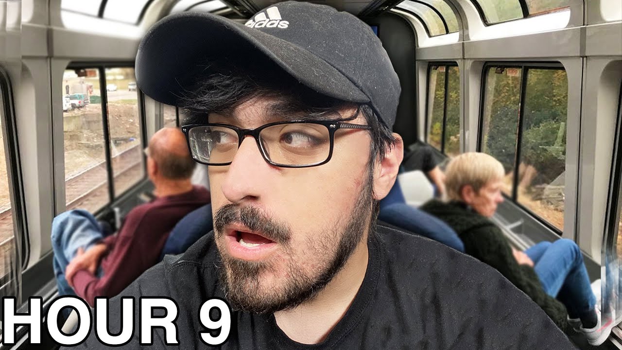 I Spent 24 Hours On A TRAIN..