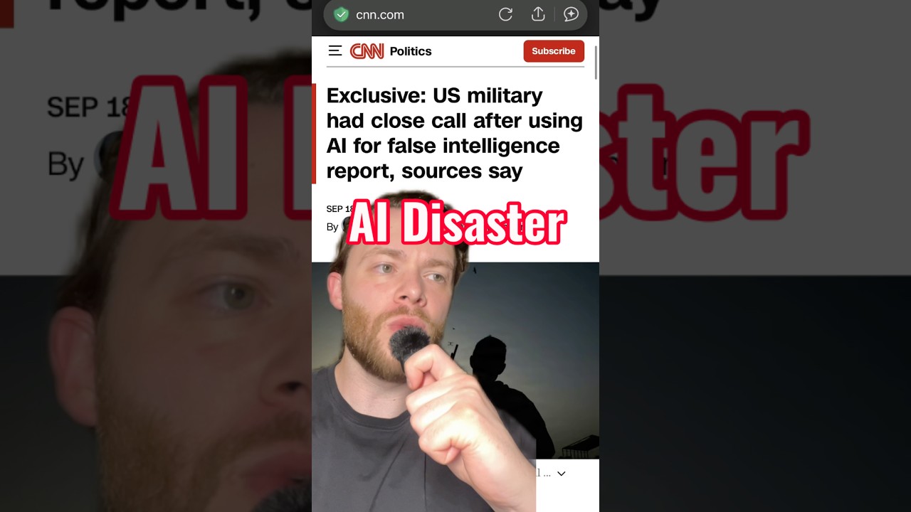 U.S Military TRICKED By AI, Almost Starting Conflict with China