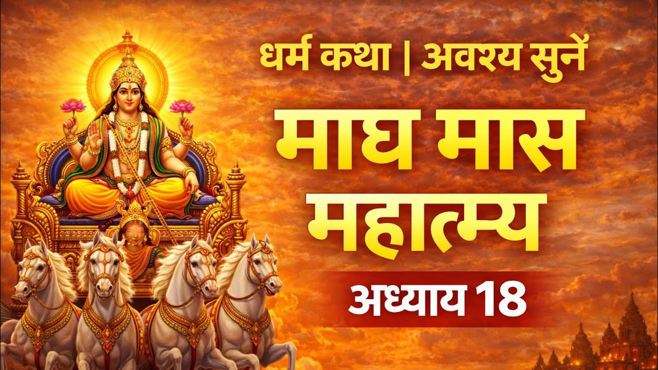 माघ मास कथा - अध्याय 17|| Magh Maas Ki Katha Day17 || kartik maha #divyakathaamrit​ 