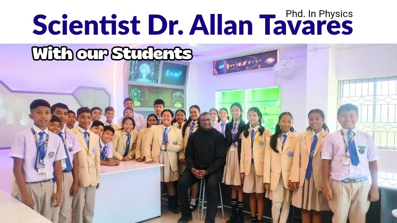Scientist Dr. Allan Tavares Interacts with our Students | Phd in Physics| St. Xavier's School Pamohi