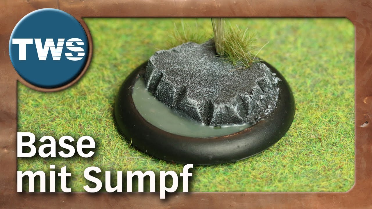 Tutorial: Base mit Sumpf / swamp base (Tabletop-Zubehör, TWS)