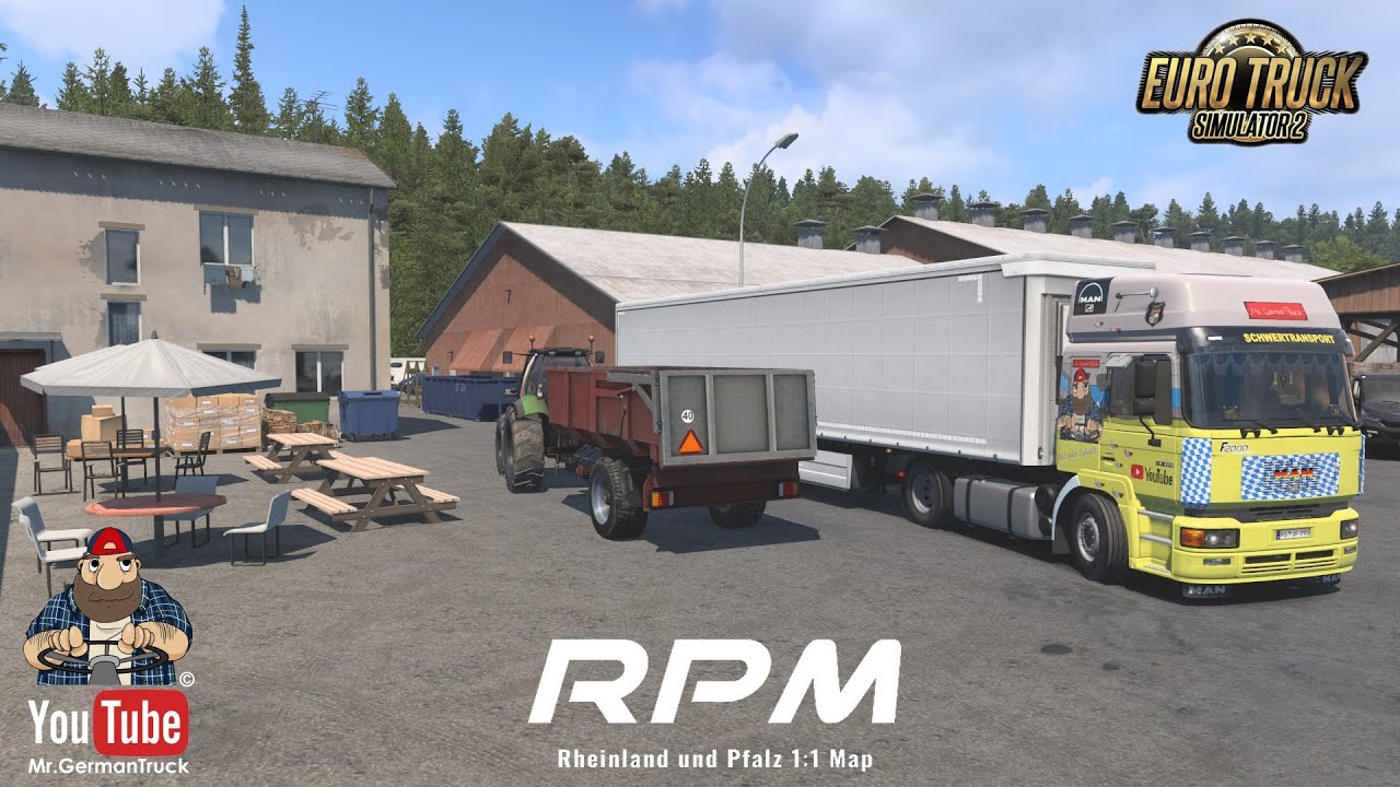 ETS 2 v1.49 - RPM MAP - von Waldstraßen & Handgelenkschmerzen - *GamePlay*
