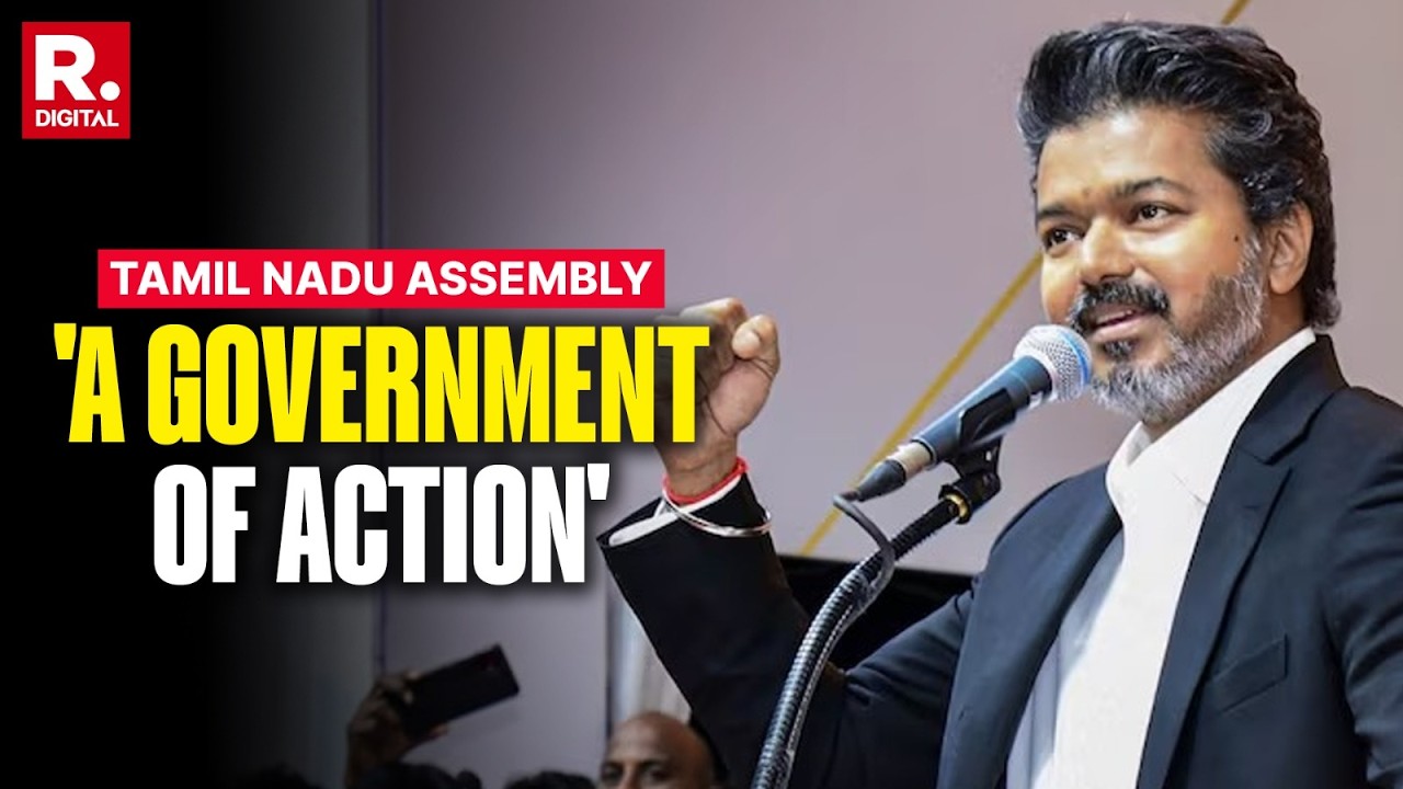 Tamil Nadu Assembly: New Tamil Nadu CM Joseph Vijay's Powerful Speech After Floor Test Win
