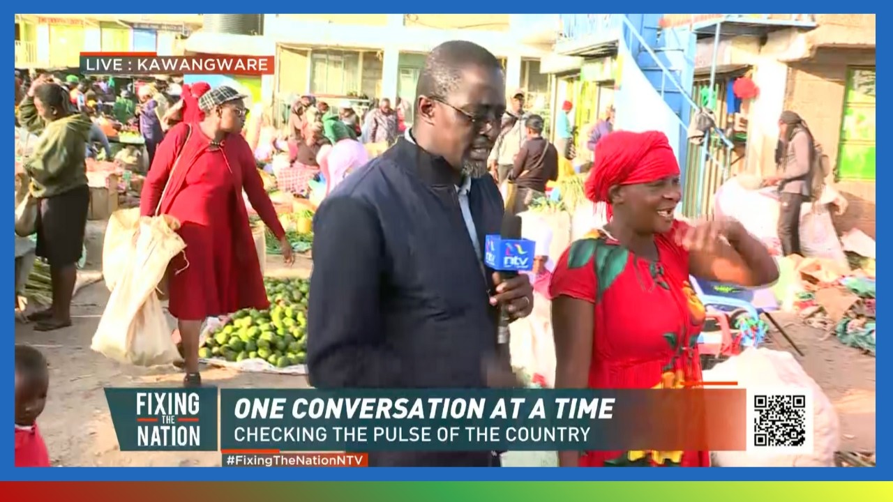 Eric Latiff Visits Kawangware Market | Mic Kwa Ground