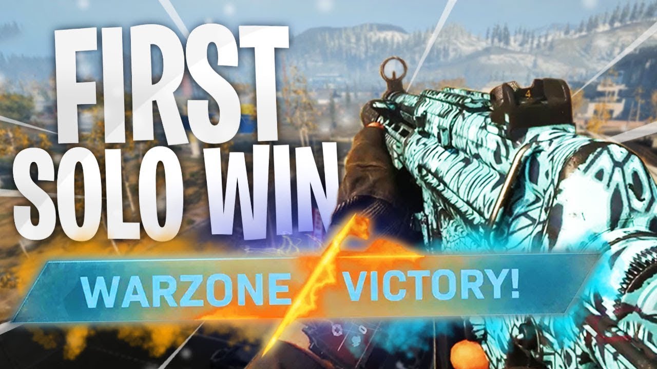 First Warzone SOLO WIN - Early Gameplay