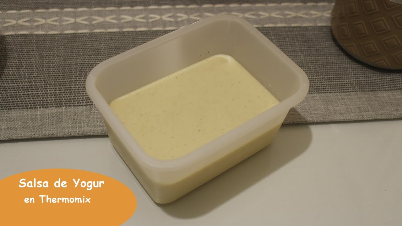 salsa de yogur en thermomix