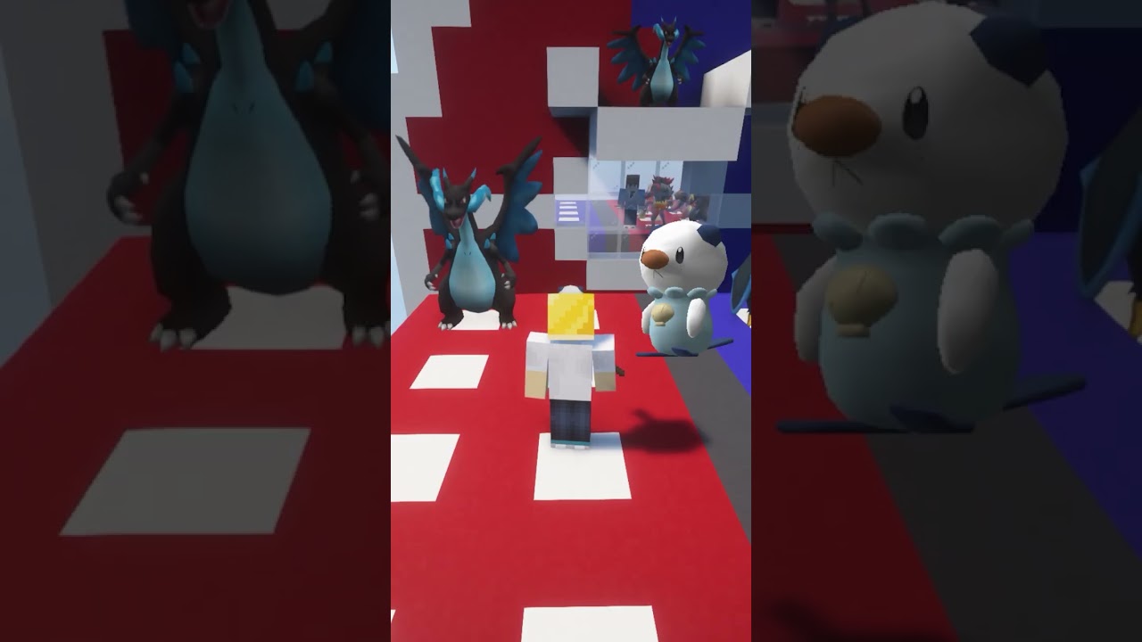 Pokemon Minecraft Guess Who! (Water and Fire Starter Pokemon Edition)