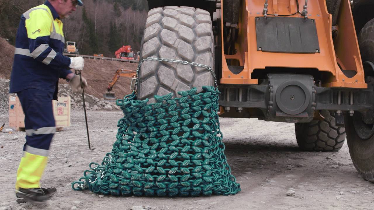 pewag tire protection chains mounting