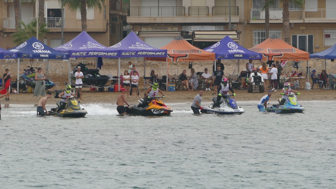 Mazarrón es escenario de la Copa del Rey de motos de agua 2023