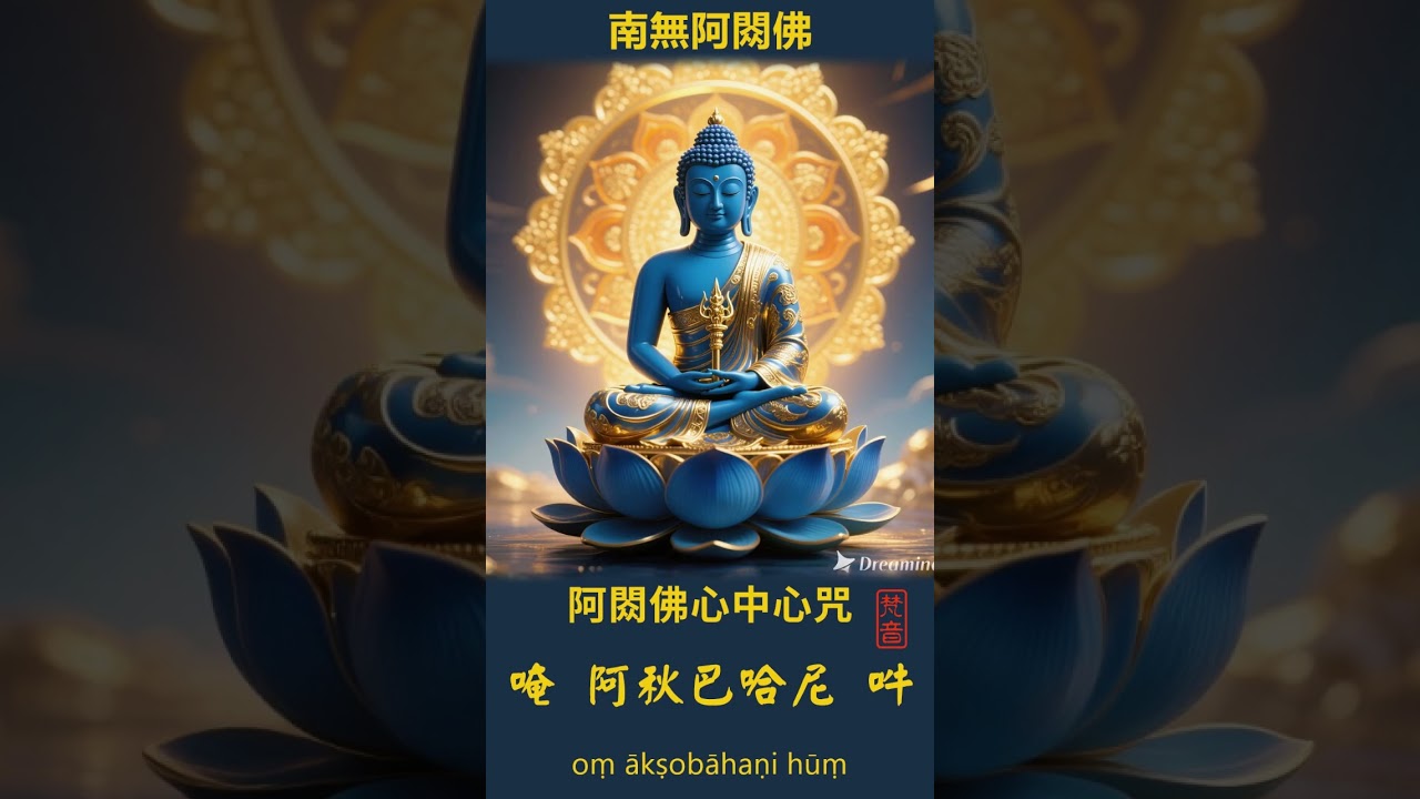 阿閦佛心中心咒 | 梵音(抒情_女聲) | 南無阿閦佛 | 不動佛國 | 金剛不壞 | 震動梵天 | 蓮花化生 | 轉女成男 | 宿命通達 | 所求圓滿 | 宇宙正能量