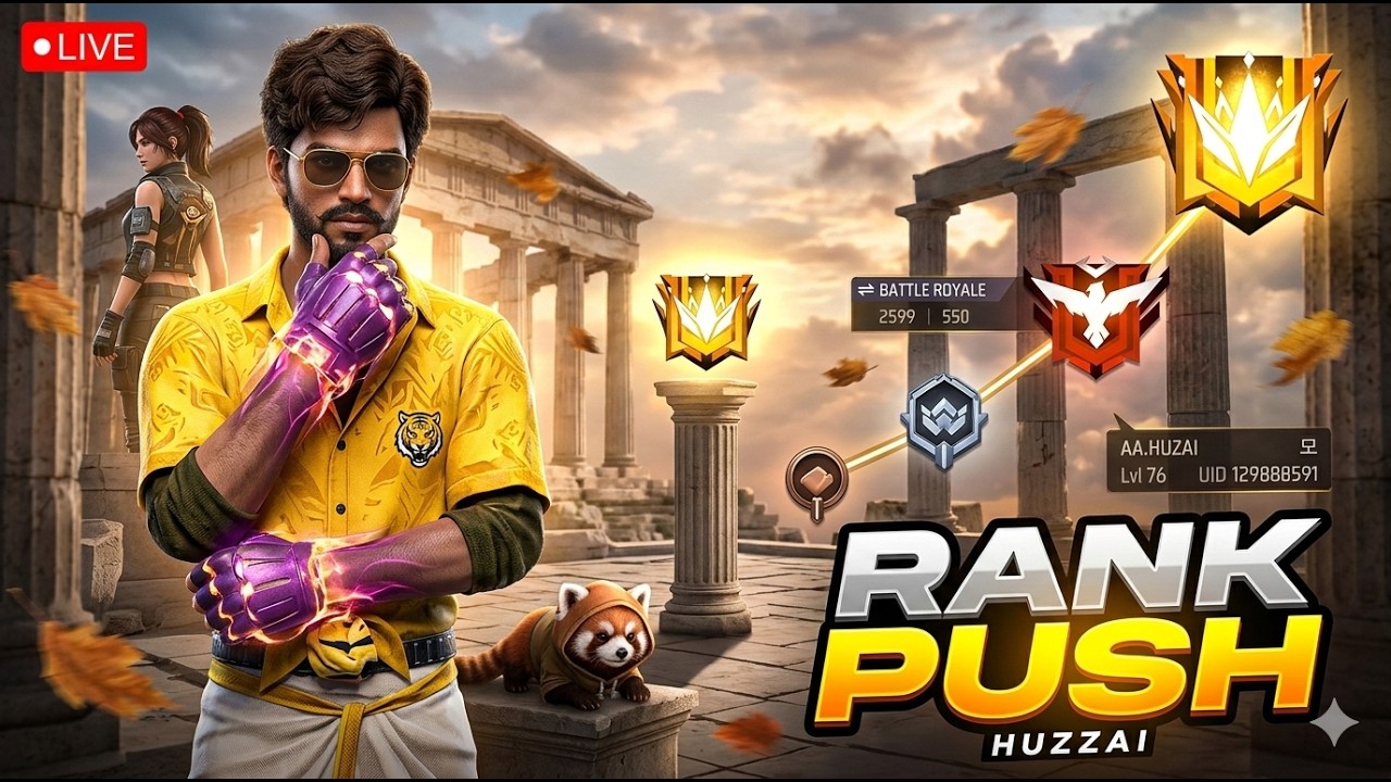 EXTREME GRANDMASTER RANK PUSH 🔴 MATCHMAKING WITH SUBSCRIBERS ON MOBILE 🔥 HUZZAI #shorts