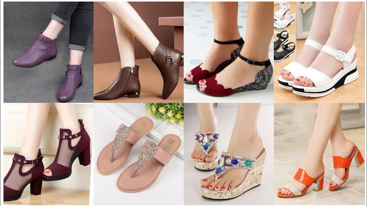 Letest new trandy collection of stylish mix shoes designs ideas for women